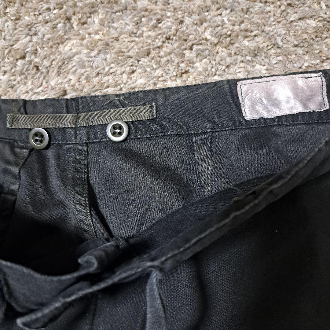 ベルギー軍　M-88　カーゴパンツ　ミリタリーパンツ　黒染め