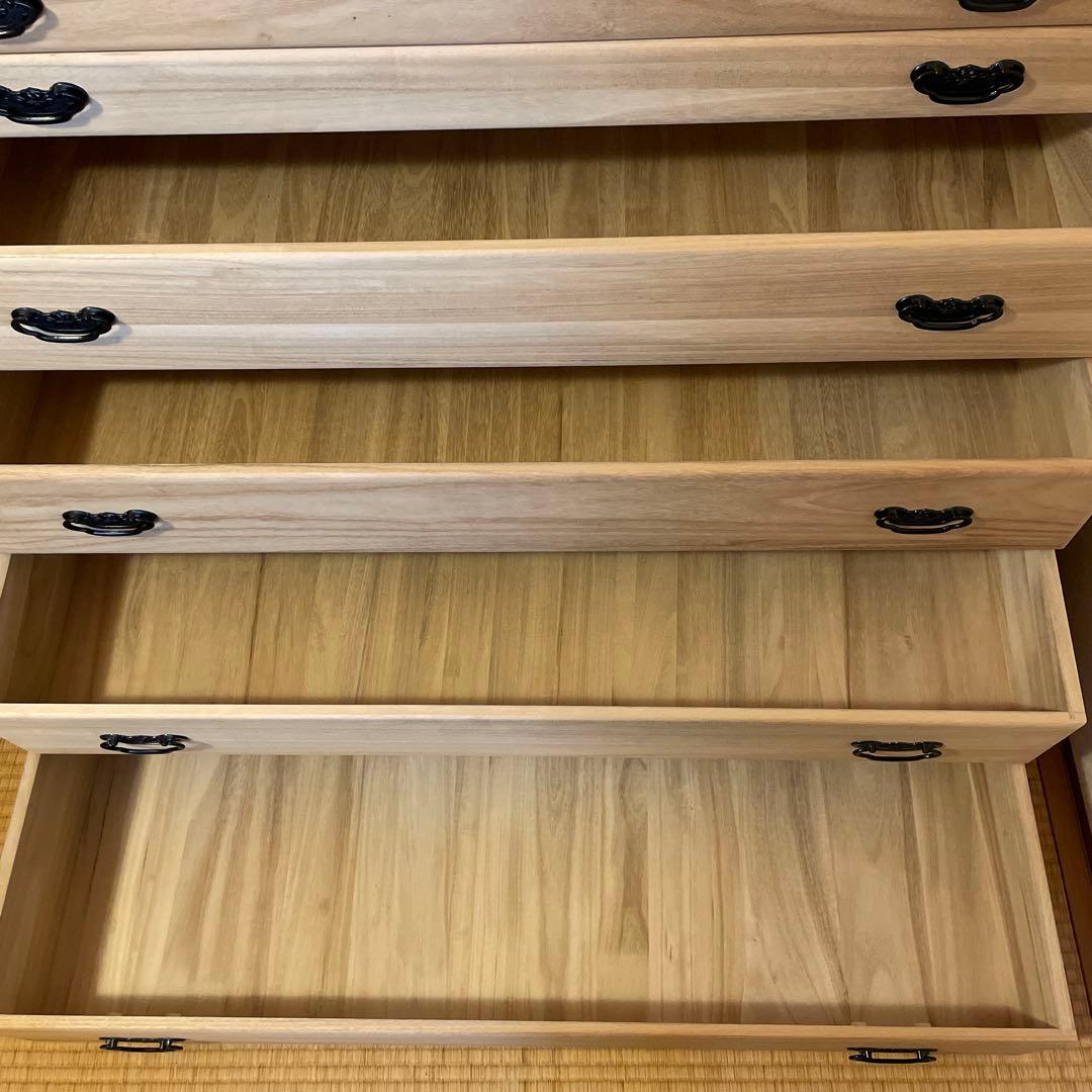 桐箪笥★桐タンス★7段★着物収納★和服収納★帯収納　たんす　幅99.5 cm