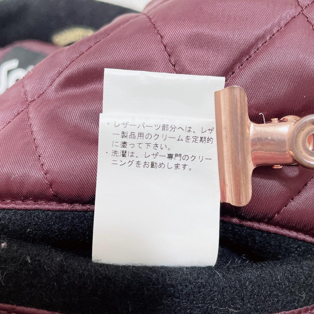 ショット Schott Rod 刺繍 メルトンスタジャン ネイビー S