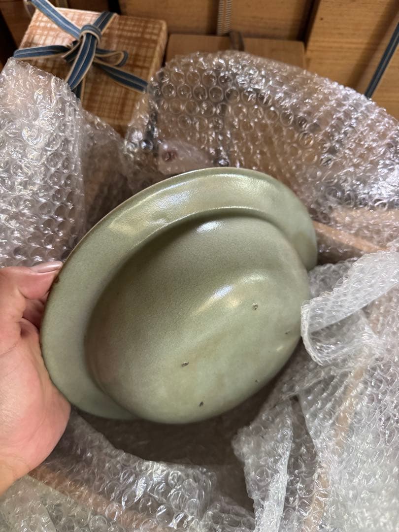 ‼️Salvia Shop‼️リサイクルFORT‼️旧家から直送唐物①‼️汝窯平鉢