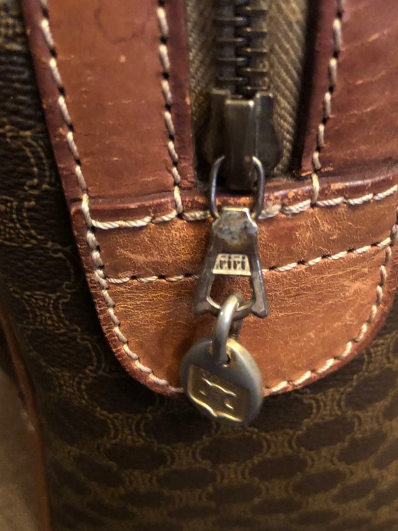 み*る様 OLD CÉLINE バッグ ミニボストン マカダム柄