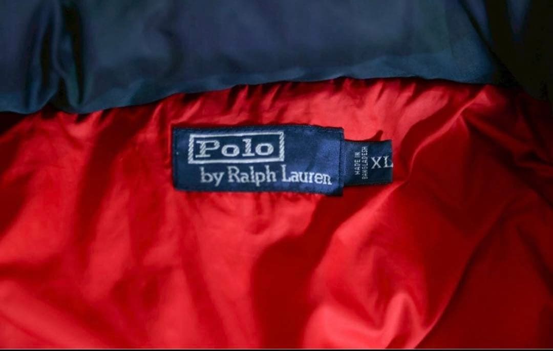 B*V様 90s ラルフローレン ダウン XL ブラックウォッチ 幅広 短丈 チ