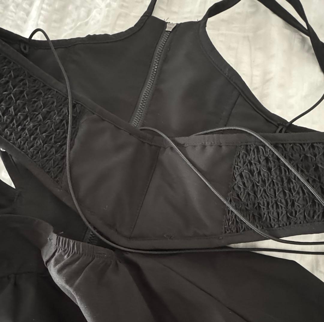 ワンピース Ulikasanctus smoking dress black