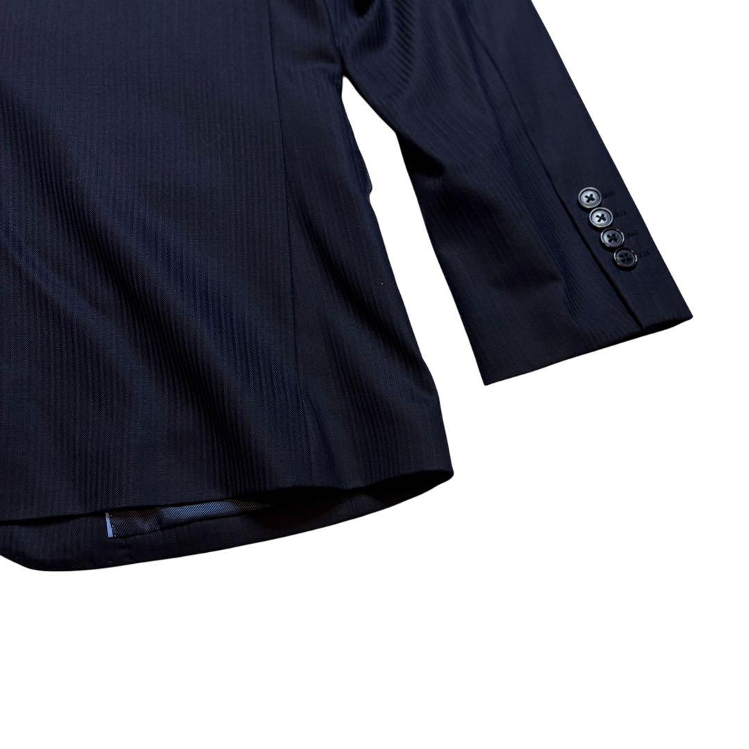 50 XL シルク ビジネススーツ セットアップ ネイビー BEAMS ビームス