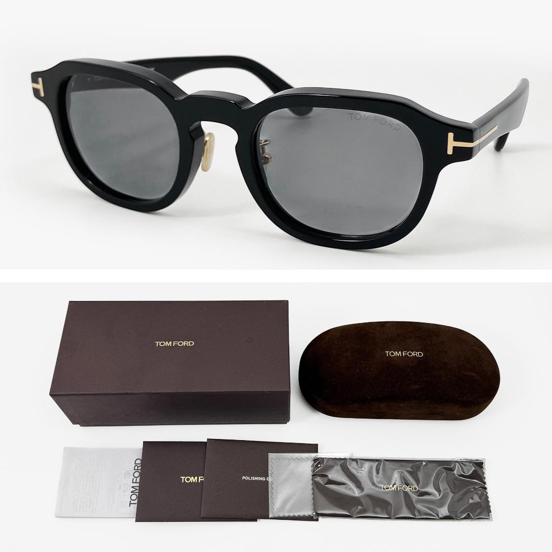 定価7万【極美品】トムフォード サングラス 黒　TF1230-D 日本企画 太縁