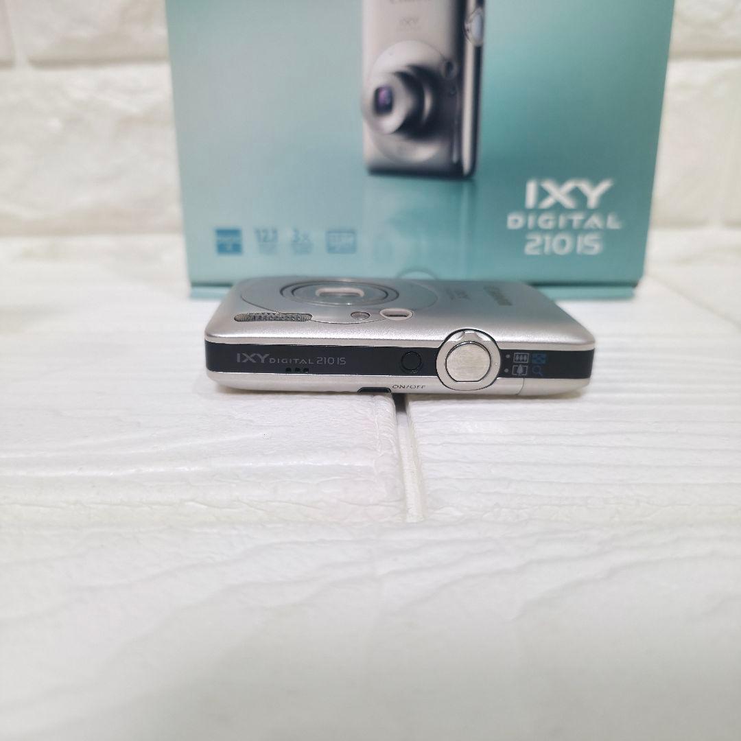 471】デジカメ　Canon IXY DIGITAL 210 IS シルバー