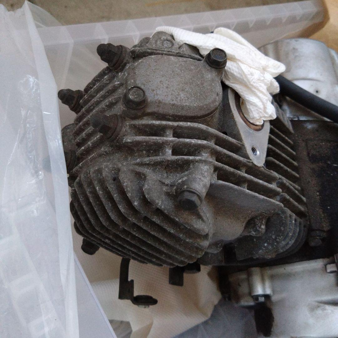 スーパーカブプロ50 純正エンジン本体・2つのセンサーセット