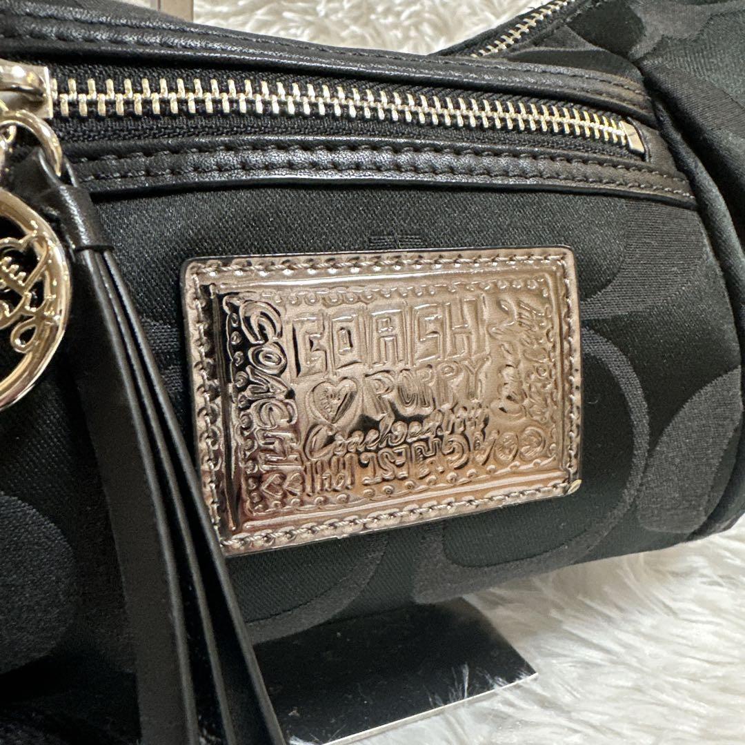 COACH コーチ　ポピー　黒　ワンショルダーバッグ ハンドバッグ　y2k