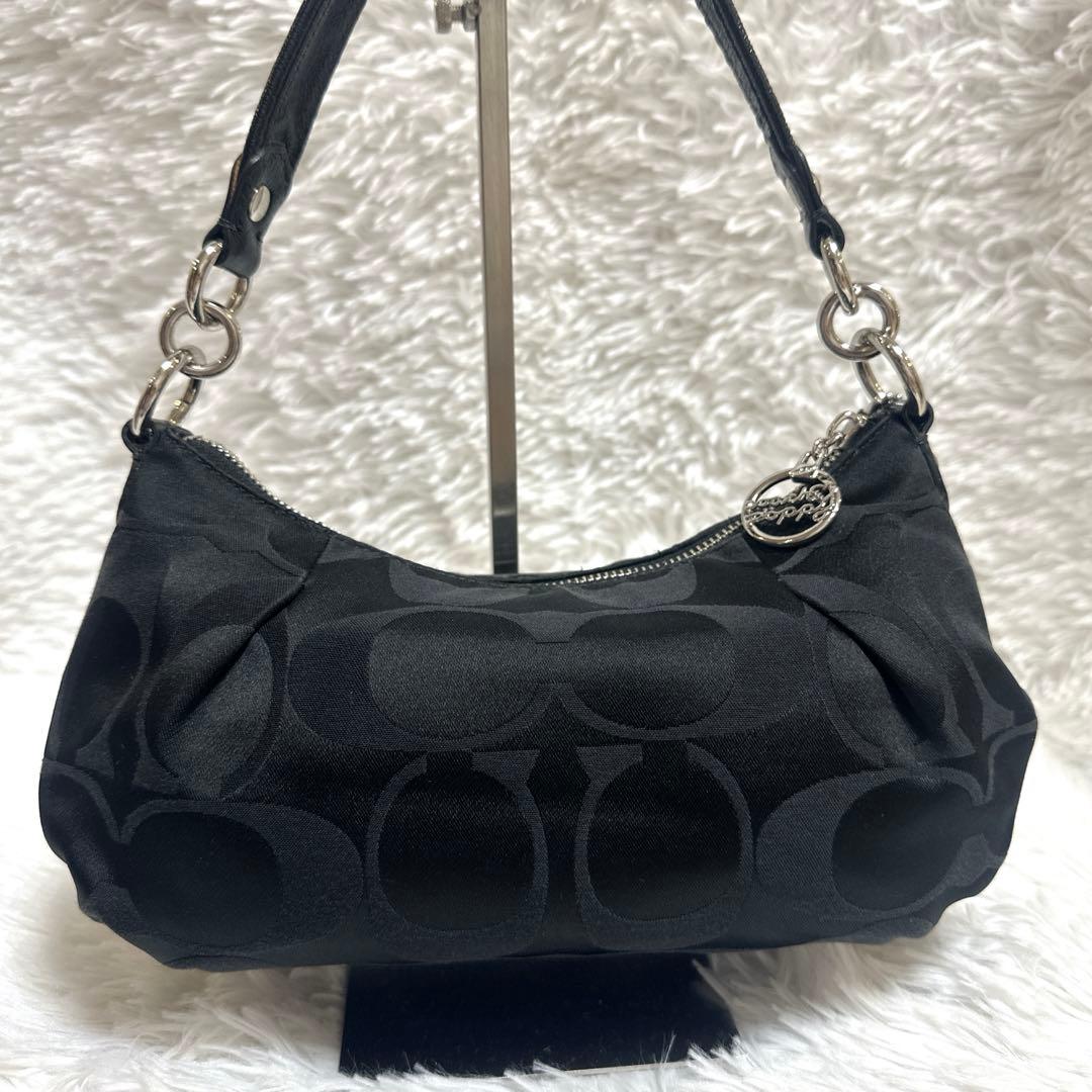 COACH コーチ　ポピー　黒　ワンショルダーバッグ ハンドバッグ　y2k