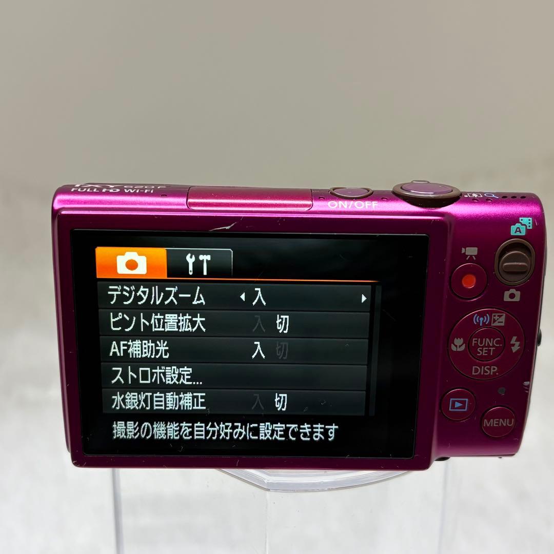 Canon カメラ　IXY 620F PC2013 パープル コンデジ　動作品