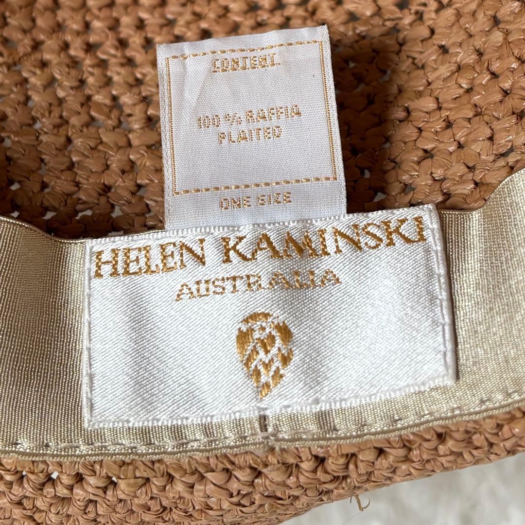 未使用級✨HELEN KAMINSKI フラワーチャーム　麦わら帽子