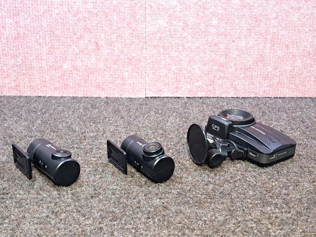 3カメラ・取説付★日本電機サービス製 DRC-35ST 駐車監視!★動作良好