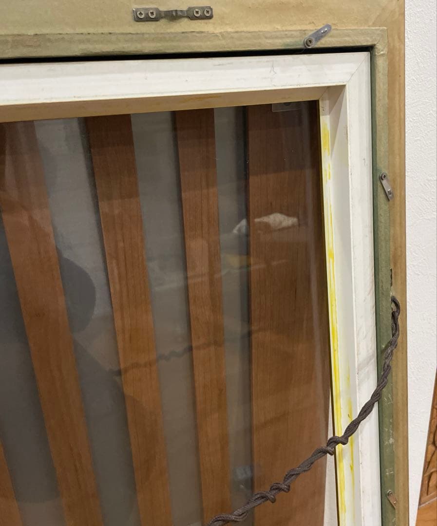 アンティーク　油彩額縁　Ｆ15 ガラス