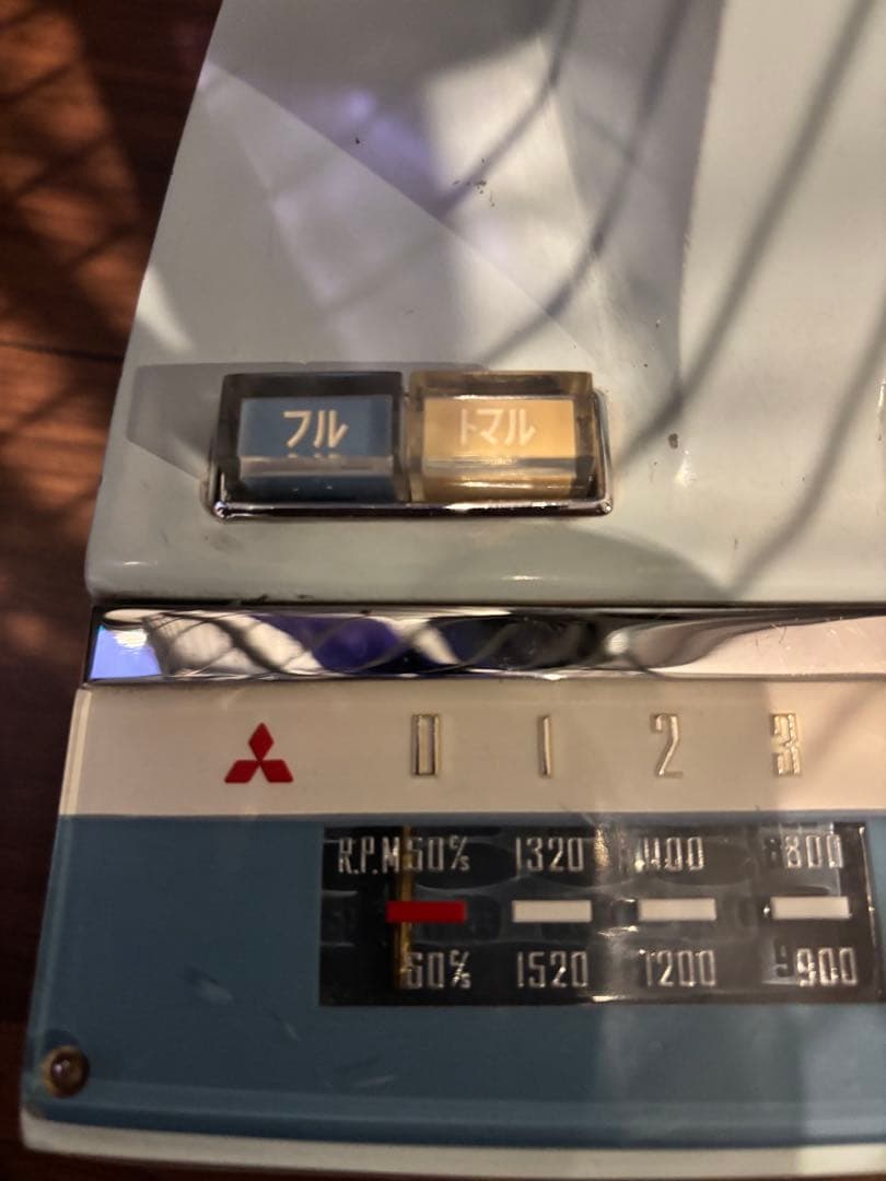 【昭和】【レトロ】三菱卓上扇風機 【D–30Ｘ】３０㎝　動作確認【送料込み】