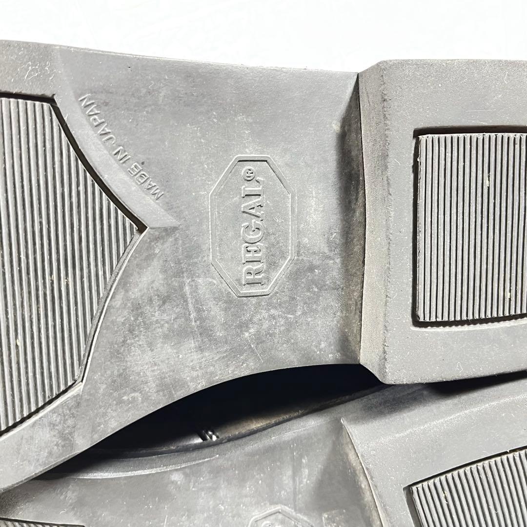 【美品】REGAL プレーントゥ　ダービーシューズ　外羽根　ブラック　27㎝