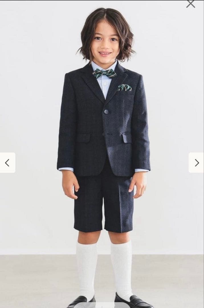 ビーミングバイビームス入学式セレモニースーツ　美品５点セット110センチ
