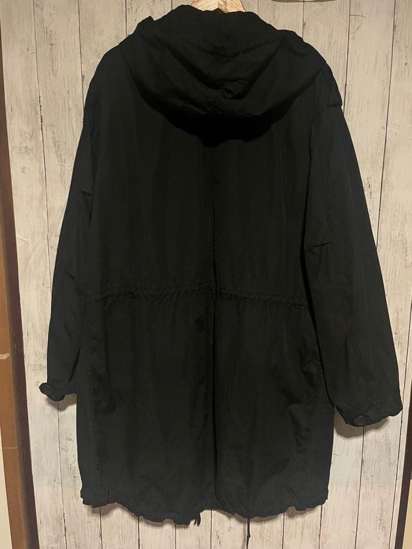 m-51 フィッシュテール　後染めブラック スーパーブラック　anytee