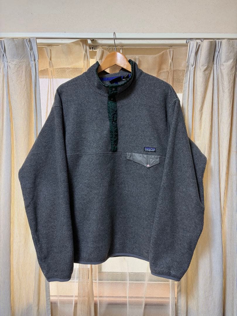 90s patagonia スナップt 前立てナイロン　パタゴニア