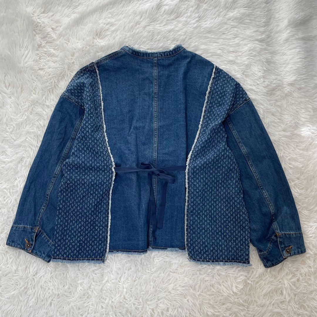 即完売品 2025年 ニコアンド リメイクカバーオール デニムジャケット