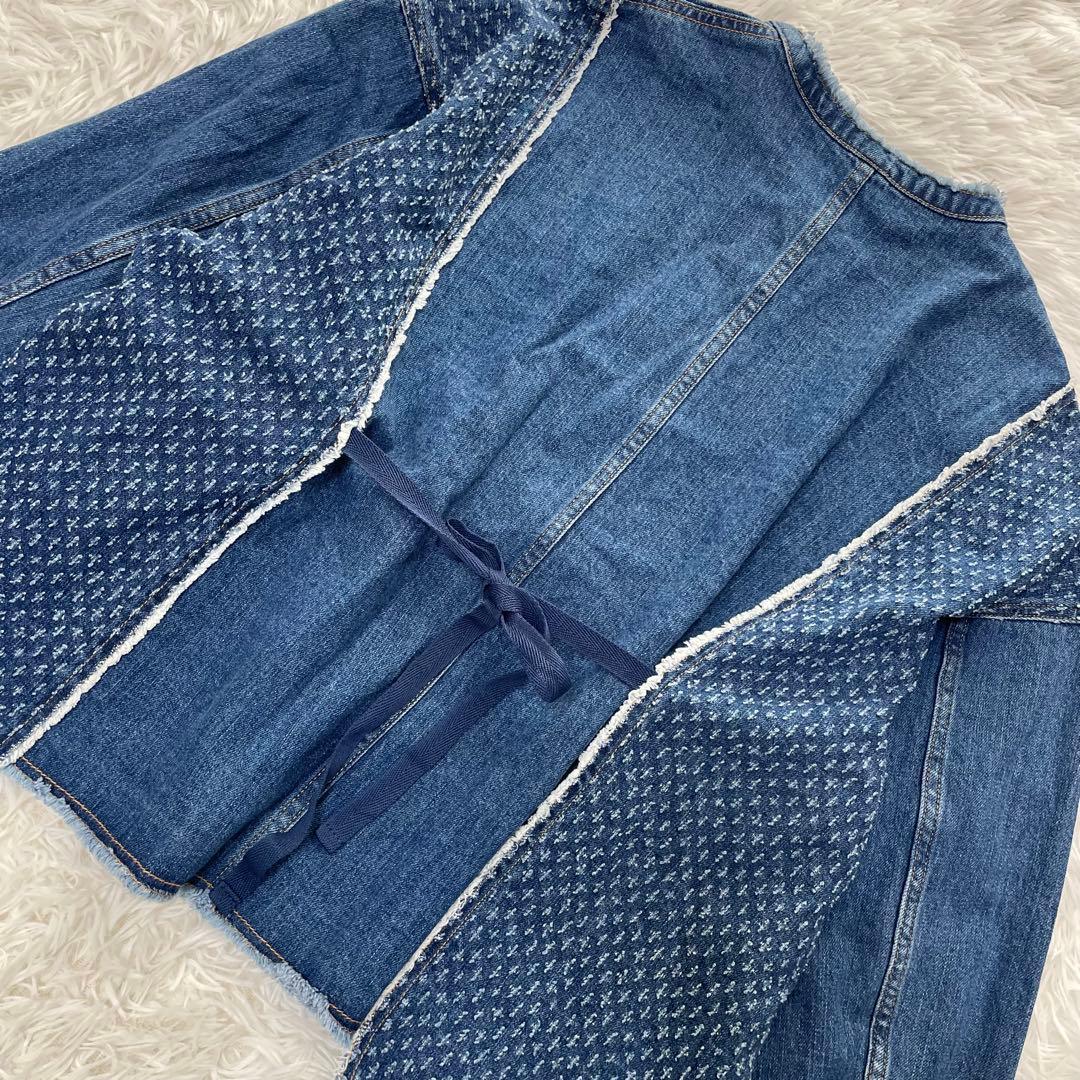 即完売品 2025年 ニコアンド リメイクカバーオール デニムジャケット