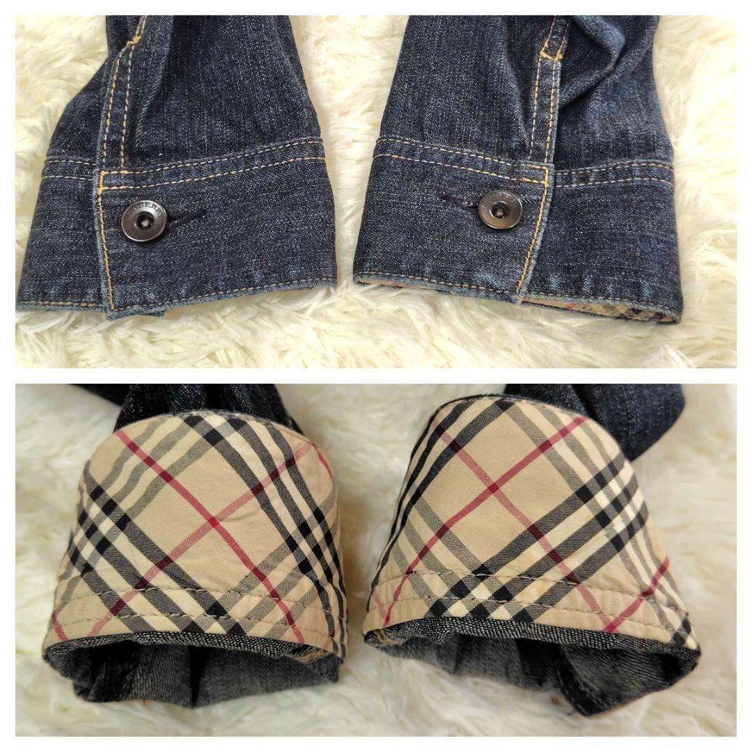 聖⭐️子美品 BURBERRY LONDONデニムジャケット ノバチェック