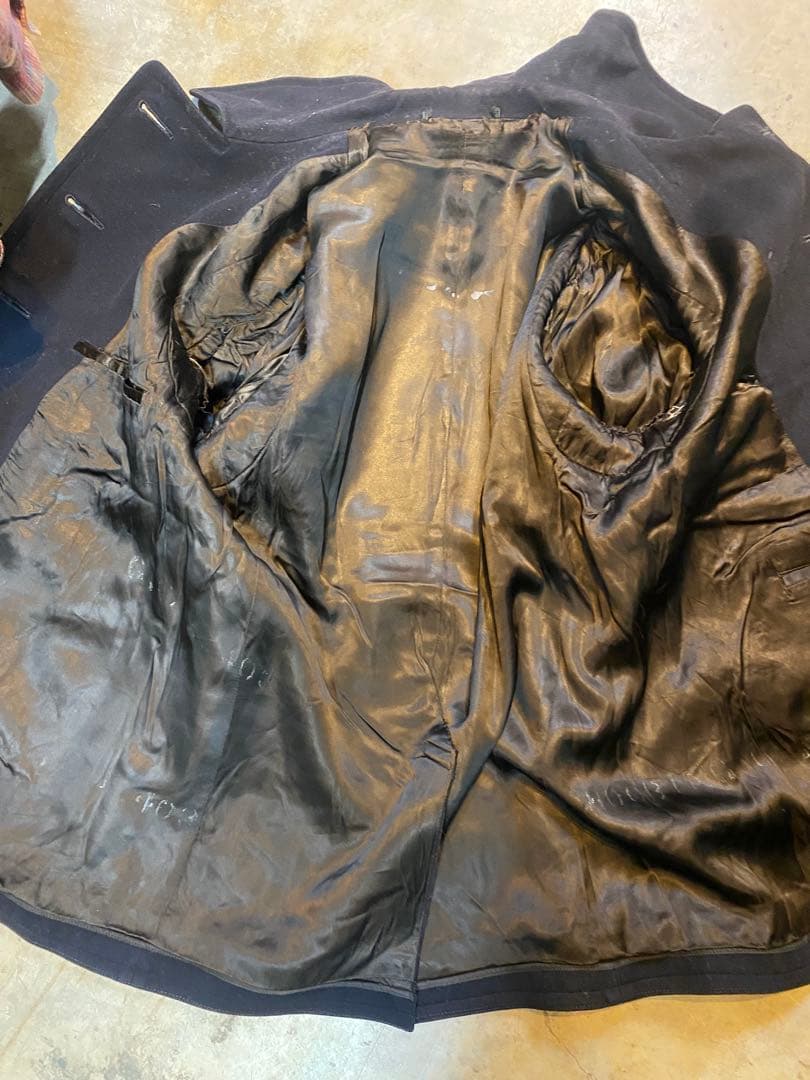 【極美品】40s 米軍実物 NAVY Pコート 10ボタン ヴィンテージ