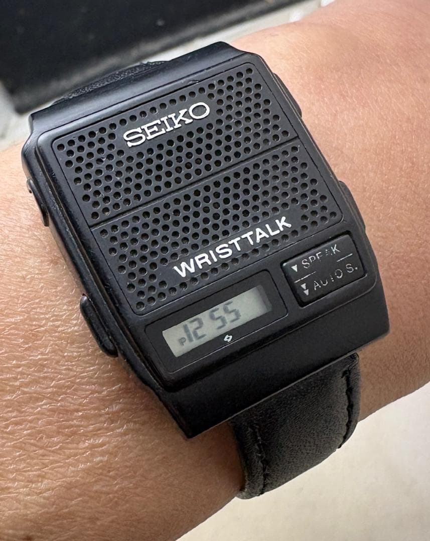 906/稼働 80年代 セイコー リストトーク デジタル LCD メンズ