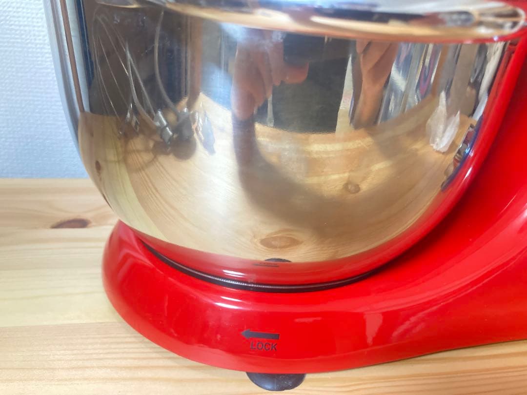 ☆美品！ Aucma スタンドミキサー 4.5L大容量 3種類アタッチメント付き