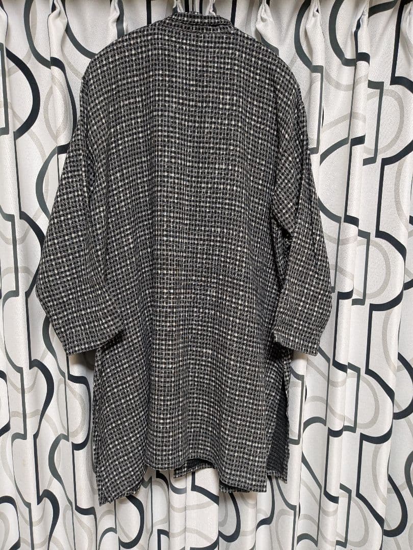 群言堂　石見銀山　ギンガムチェック　チュニックシャツ