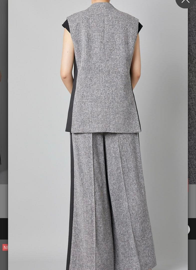 最終値下げ　ADORE アドーア ファインツイードベスト ジレ パンツ セット