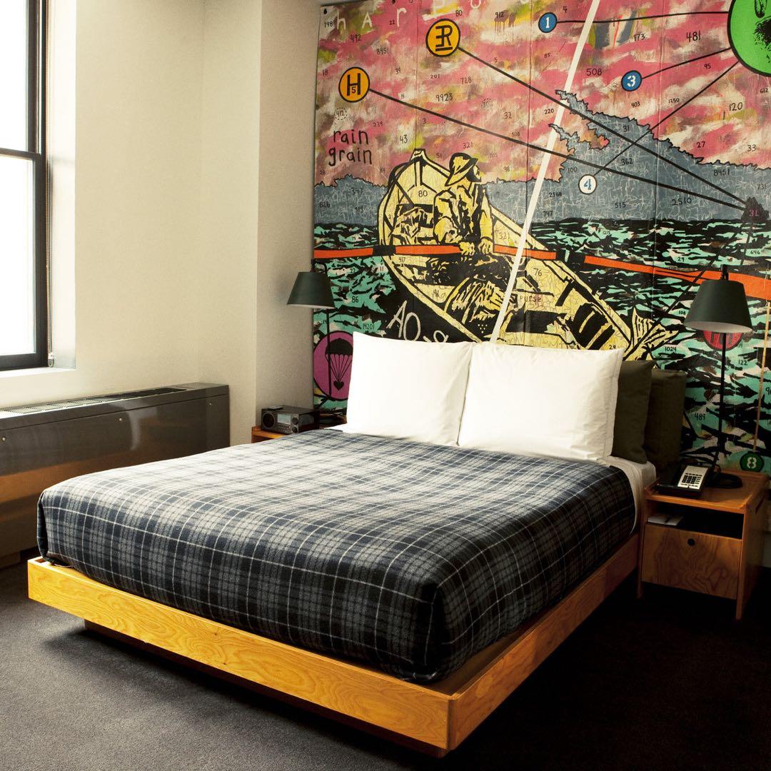 ace hotel new york ブランケット ベットカバー