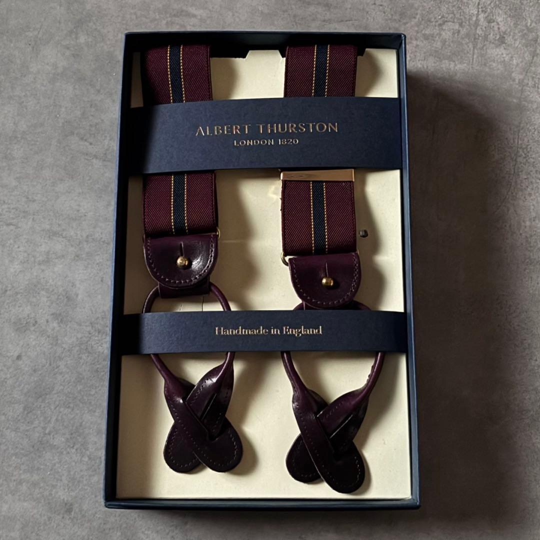 【新品】 THURSTON サスペンダー イングランド製　AT33