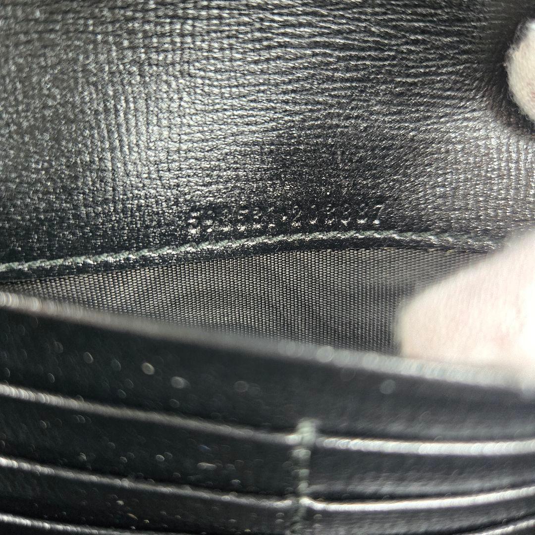 【美品】 GUCCI グッチ GGマリーナ 長財布 財布 ブラック レザー 黒