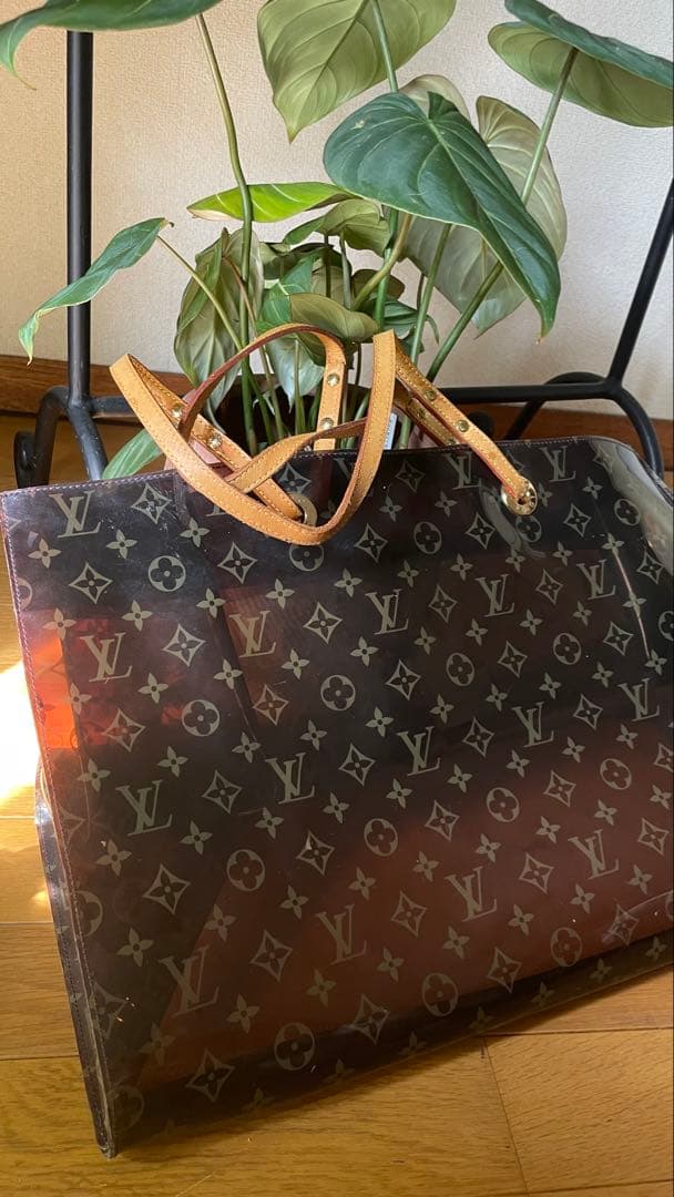 レア‼️ルイヴィトン モノグラム PVC レザー トートバッグ 大容量 旅行