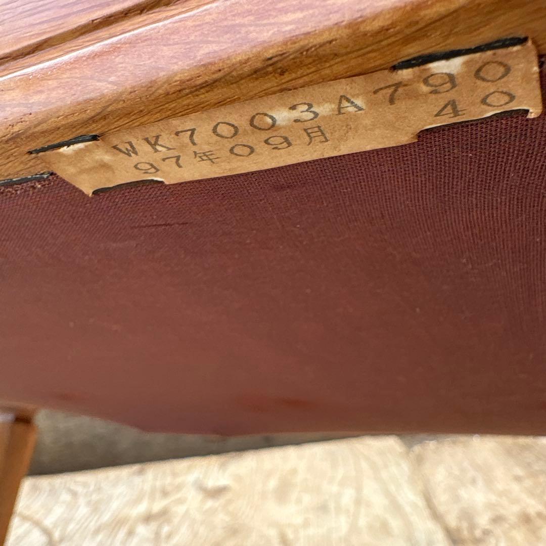 昭和レトロ　カリモク3人掛けソファ