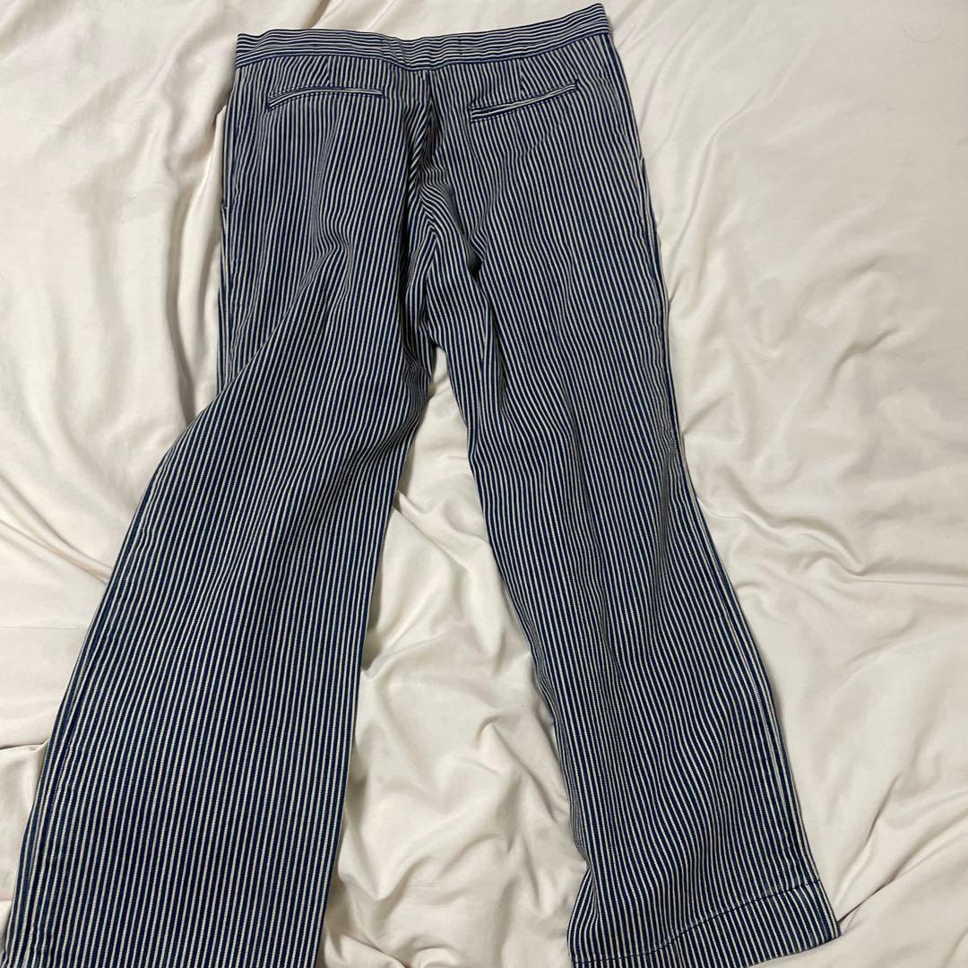 MARNI ストライプ デニム 七部袖テーラードジャケットパンツスーツ　希少