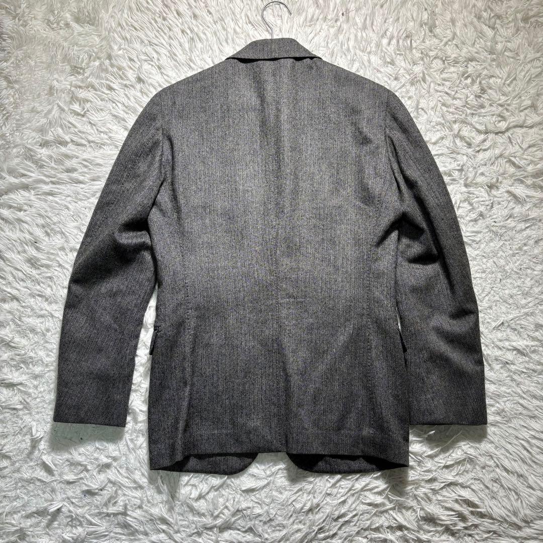 【美品】トゥモローランド　テーラードジャケット　ロロピアーナ　46 カシミヤ混