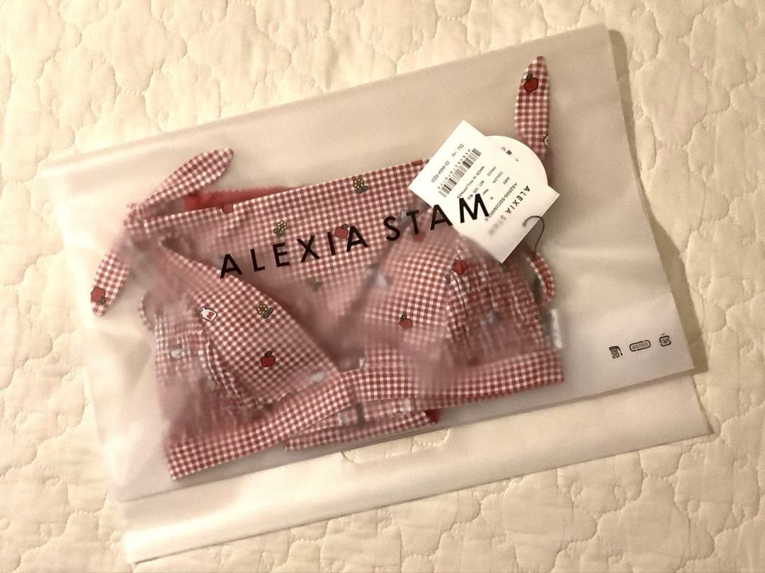 【新品】ALEXIA STAM ハローキティコラボ限定 ビキニ ギンガムチェック