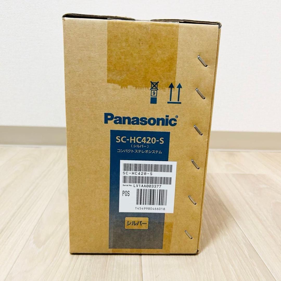 パナソニック SC-HC420-S コンパクトステレオ Bluetooth CD
