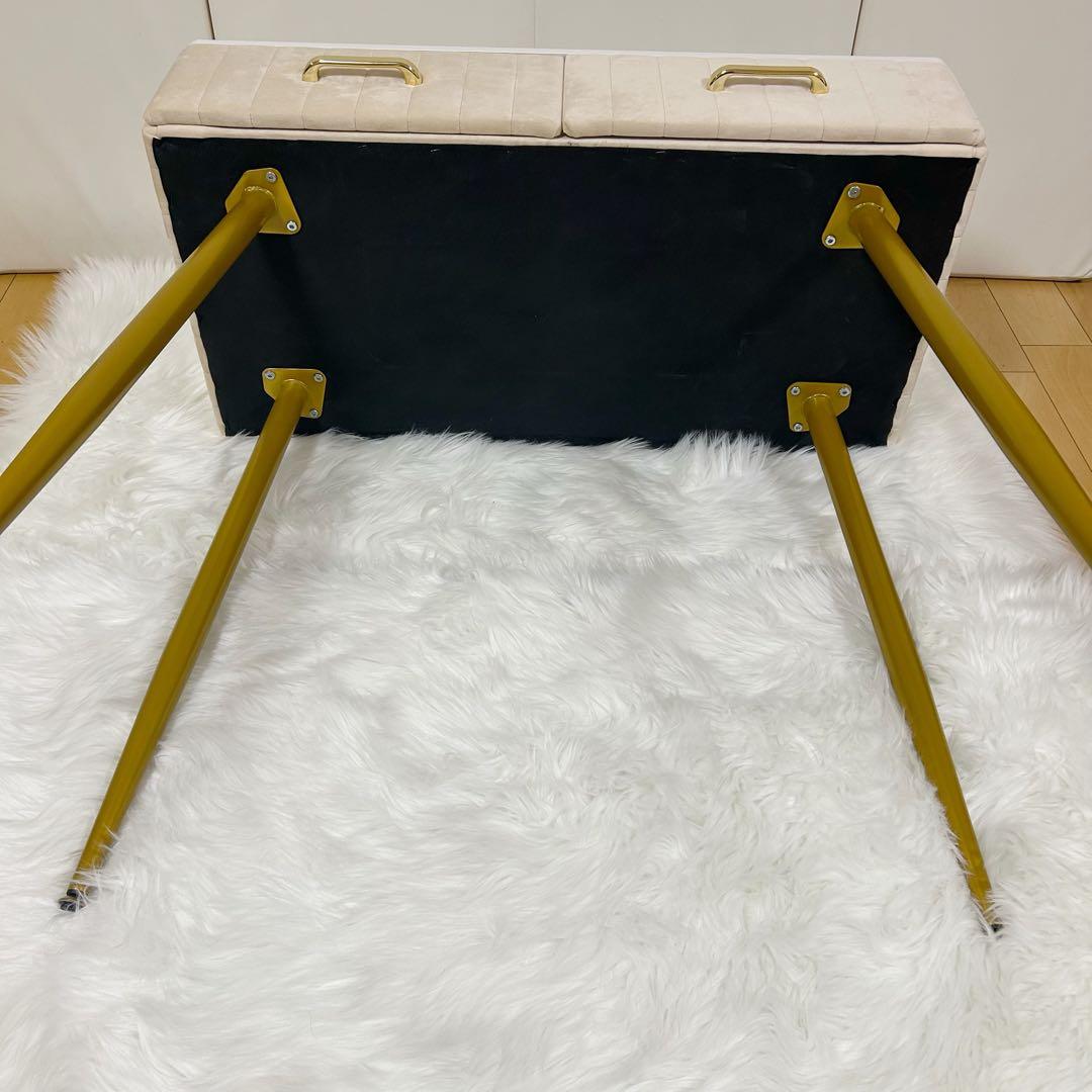 お姫様　鏡台 ドレッサー お姫系 化粧台収納 ベロア椅子 北欧風 オシャレ