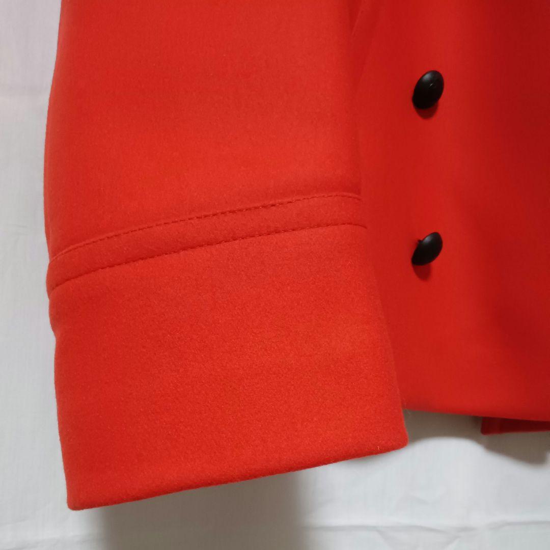 未使用保管品 ANDREA POMILIO ショートピーコート オレンジ 48