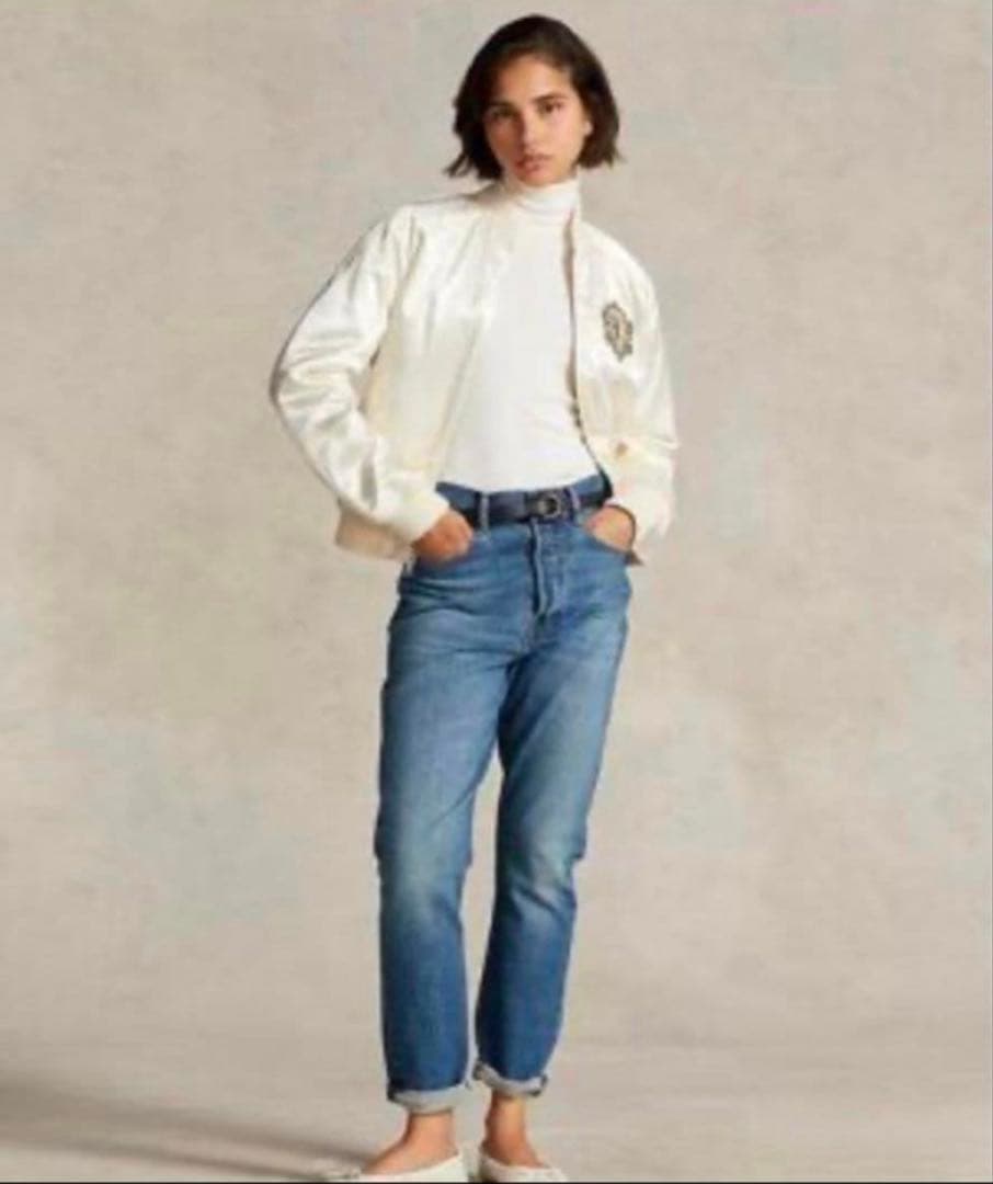 ポロラルフローレン サテンボンバージャケット ジャケット サイズXS