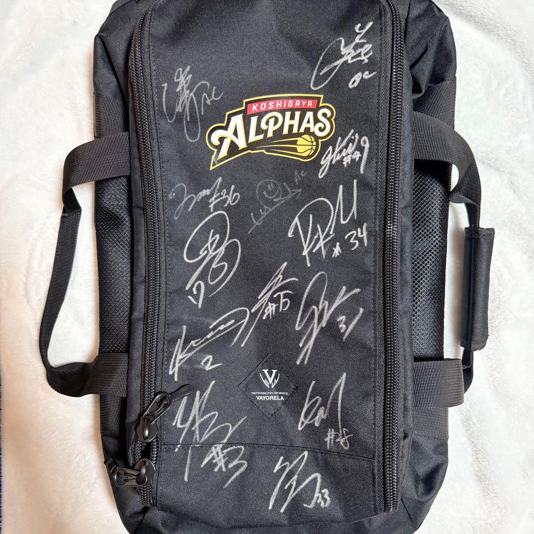 【出品1/31まで】越谷アルファーズ サイン入りリュック その他