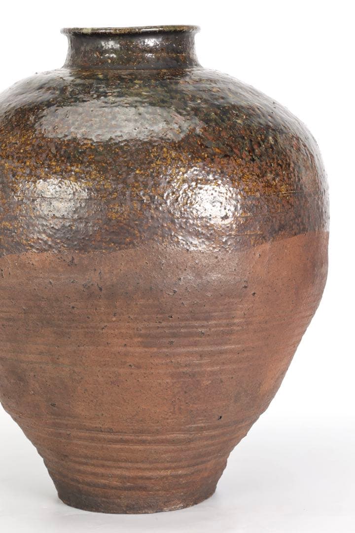 ダ*ゴ様 古陶磁 古丹波 大壺 焼締 自然釉 壺 花器 甕 古伊賀 時代物 骨董