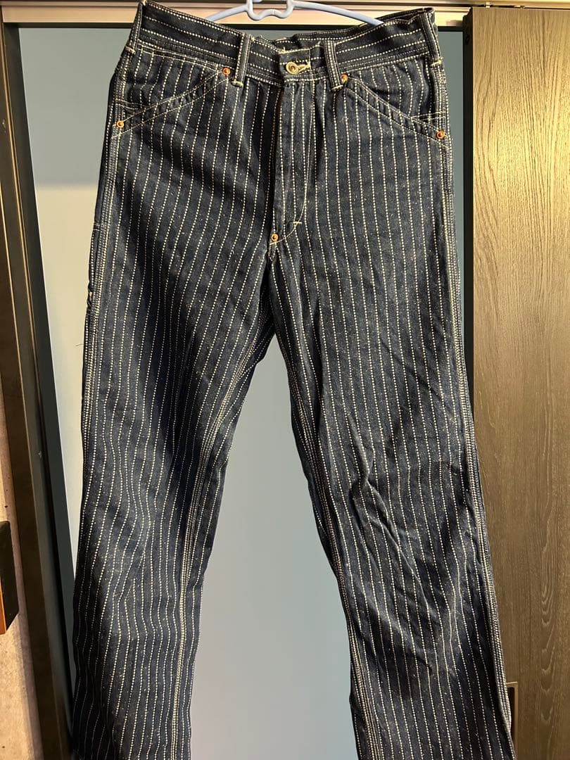 TOYS McCOY ストライプ ワークパンツ