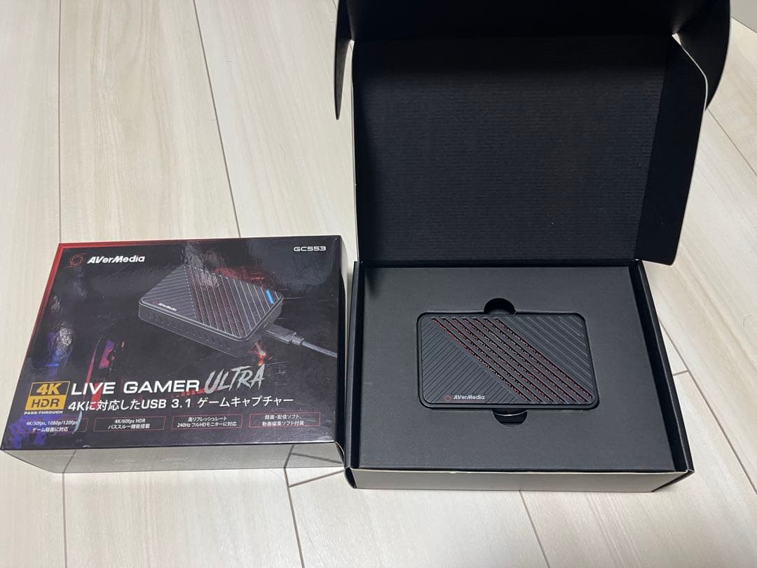 ビデオキャプチャー・キャプチャーボード AVerMedia GC553 4K LIVE GAMER ULTRA