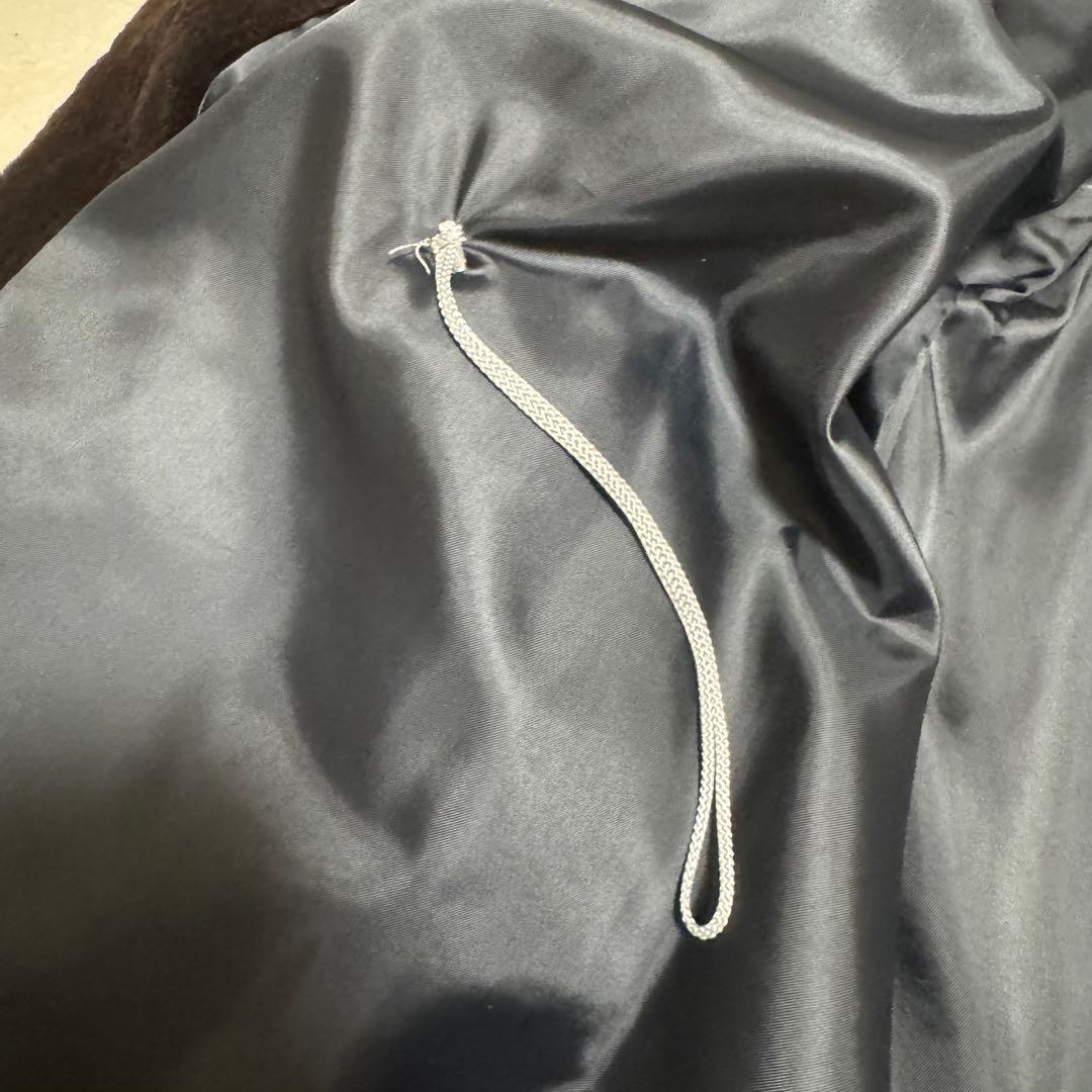 d*9様 【Nakamura Fur】ミンク毛皮ロングコート 茶