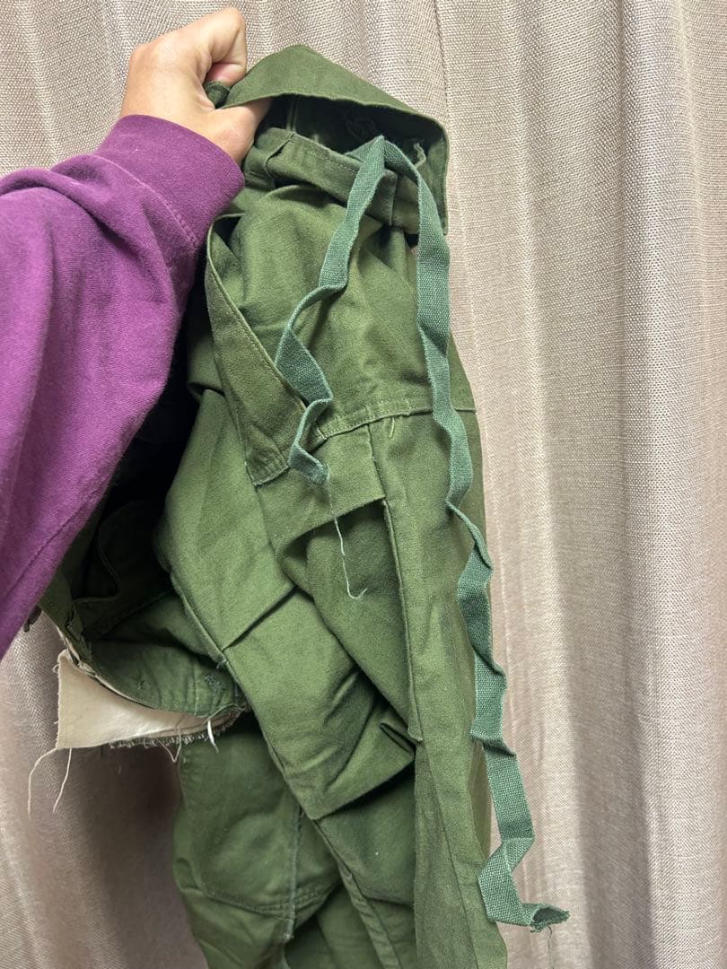 【美品】M−65 パンツ　S−R 軍物　70s 米軍　実物　カーキ　カーゴパンツ