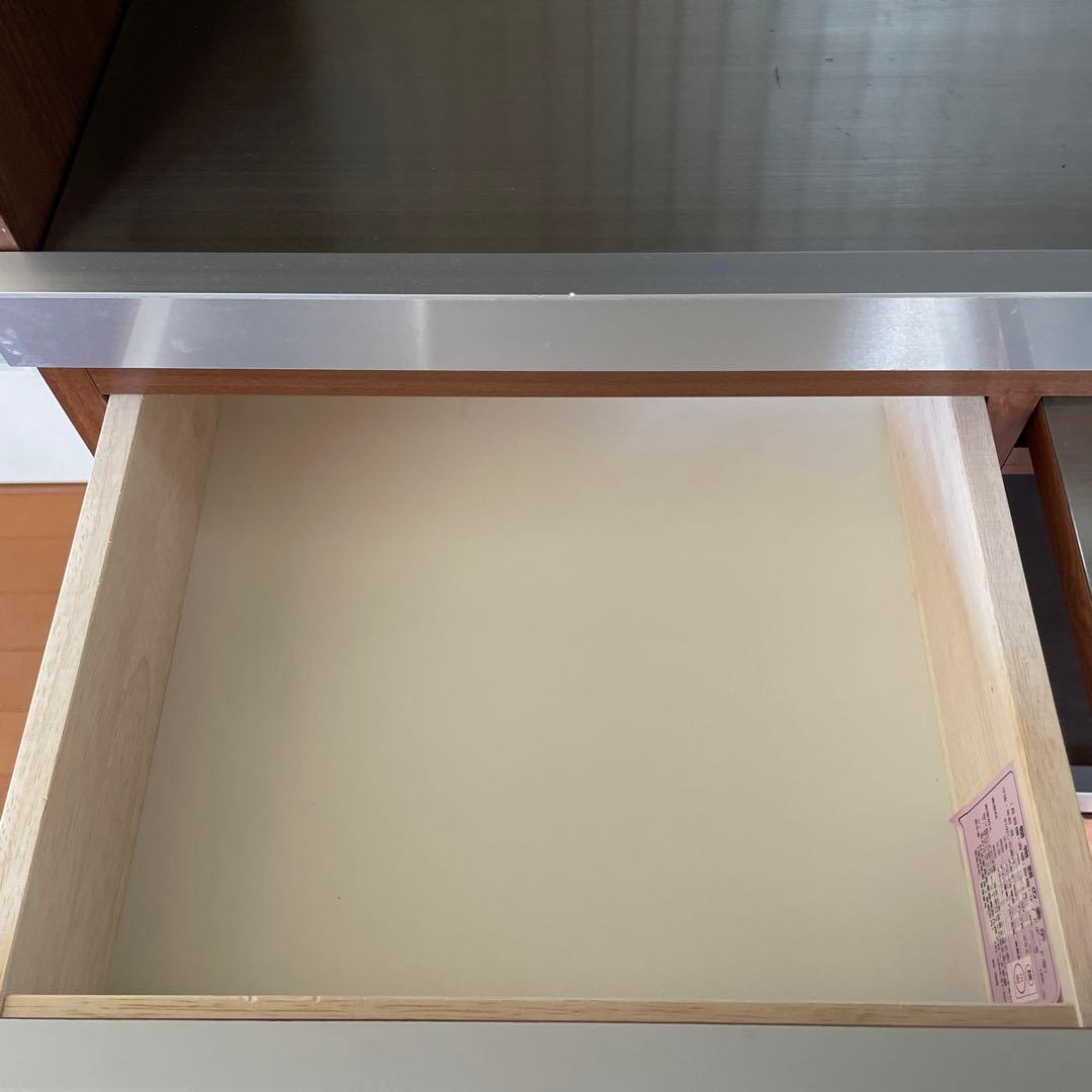 【値下げ】unico STRADA キッチンボード(S) スライド棚仕様 食器棚