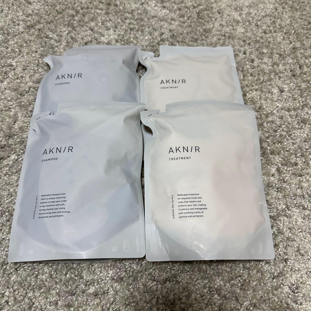 AKNIR シャンプー トリートメント 4パックセット